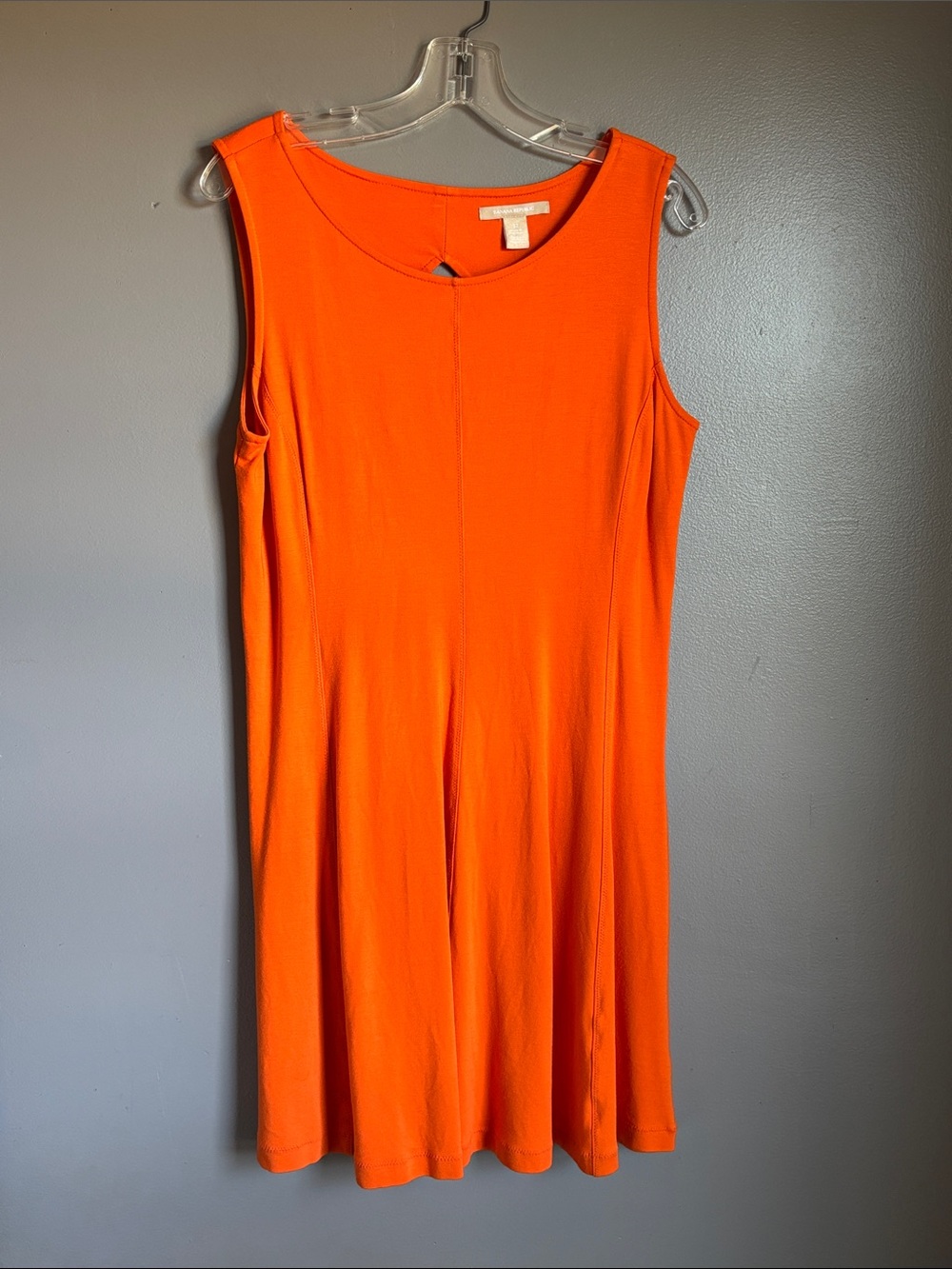 Banana Republic Bright Orange Sleeveless Mini Dress